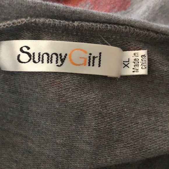 Floral sweatshirt 3/4 sleeves - Picture 5 of 7